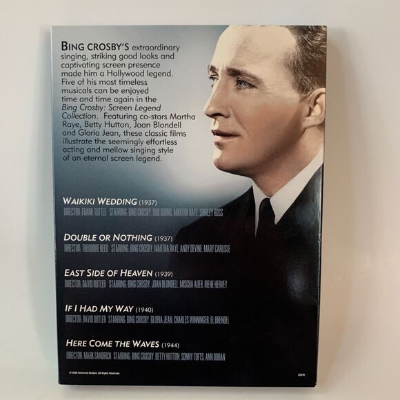 Bing Crosby Screen Legend Collection (DVD, 2006 Releas) 3 Disc 5 Movie Set - Picture 7 of 11
